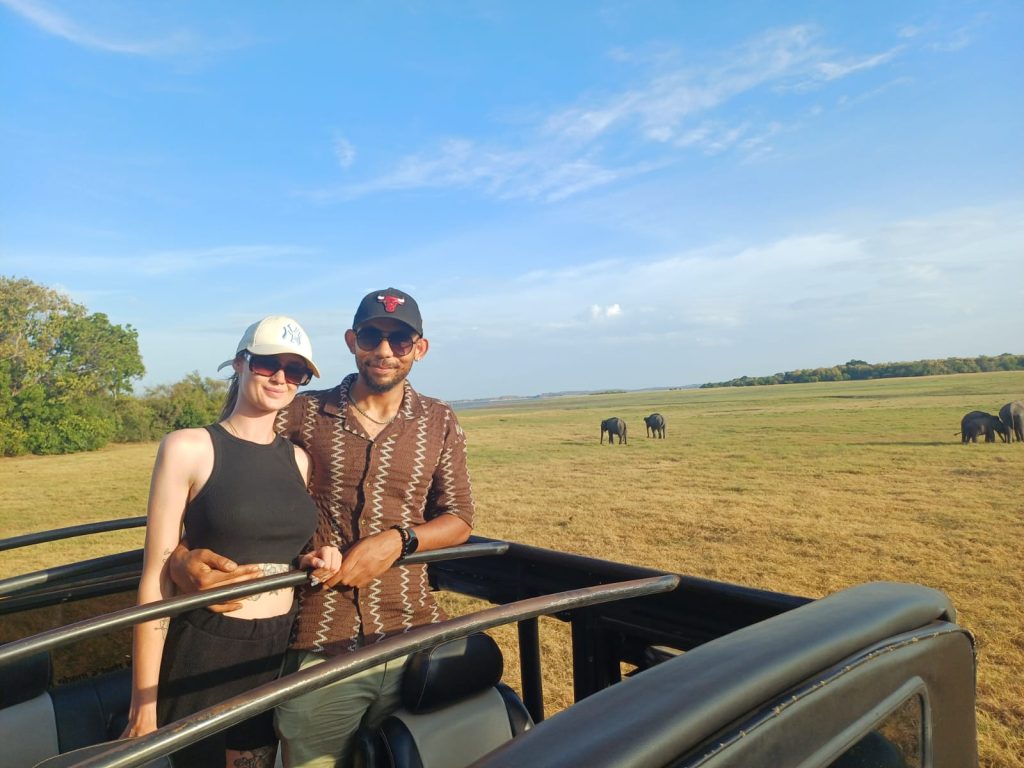 Guests exploring the natural beauty of Sri Lanka with Olanka Tours