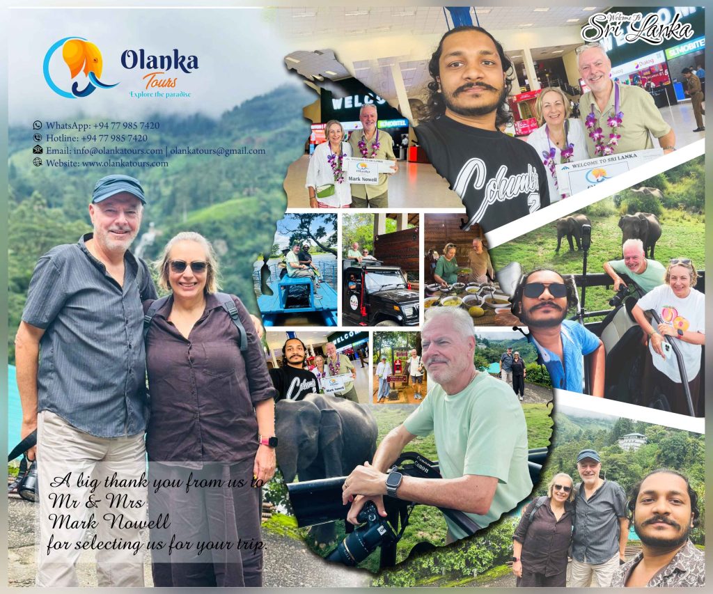 Happy travellers on a personalized Sri Lanka journey with Olanka Tours