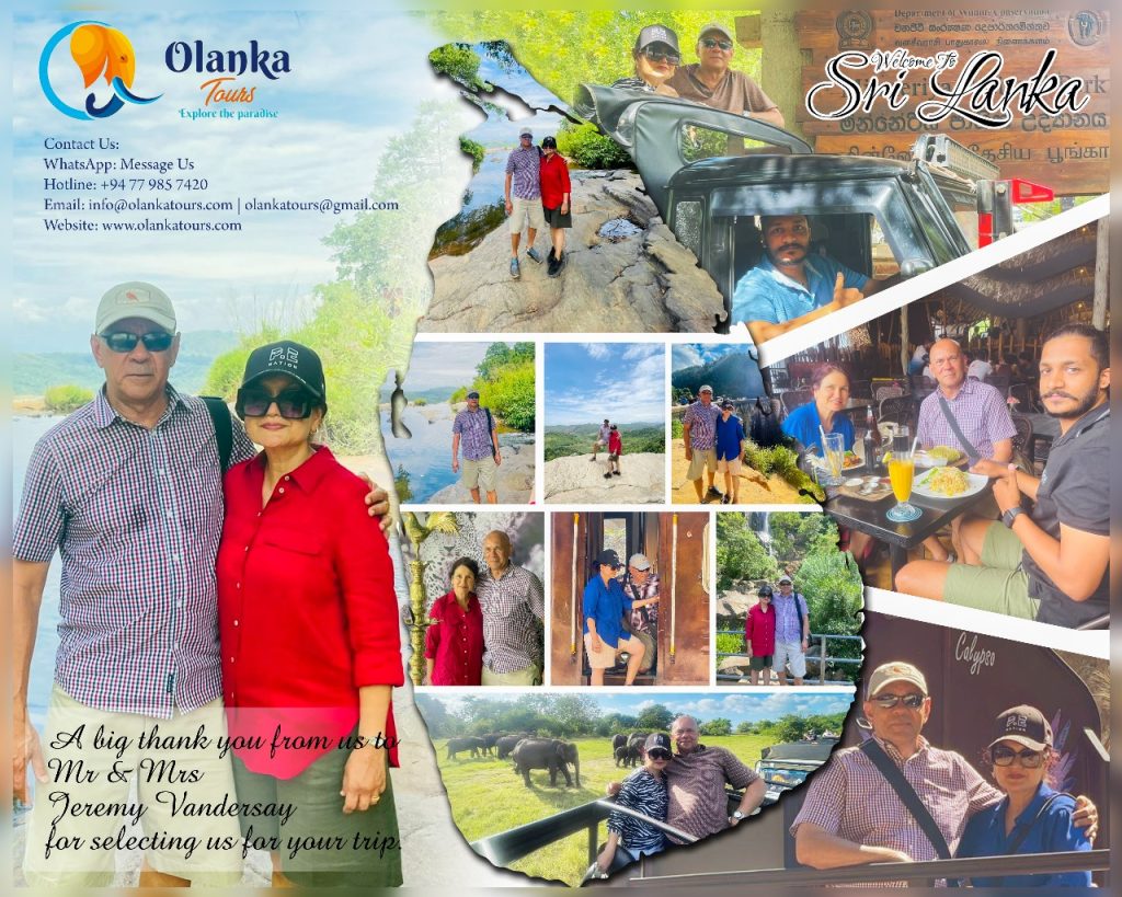 Guests exploring the natural beauty of Sri Lanka with Olanka Tours